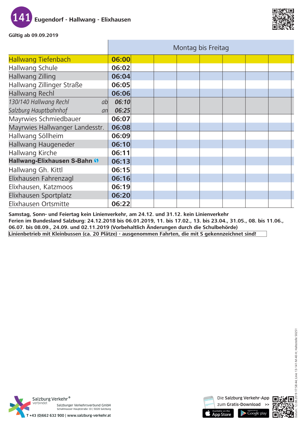 Montag Bis Freitag Hallwang Tiefenbach Hallwang Schule Hallwang Zilling Hallwang Zillinger Straße Hallwang Rechl Mayrwies Schmi