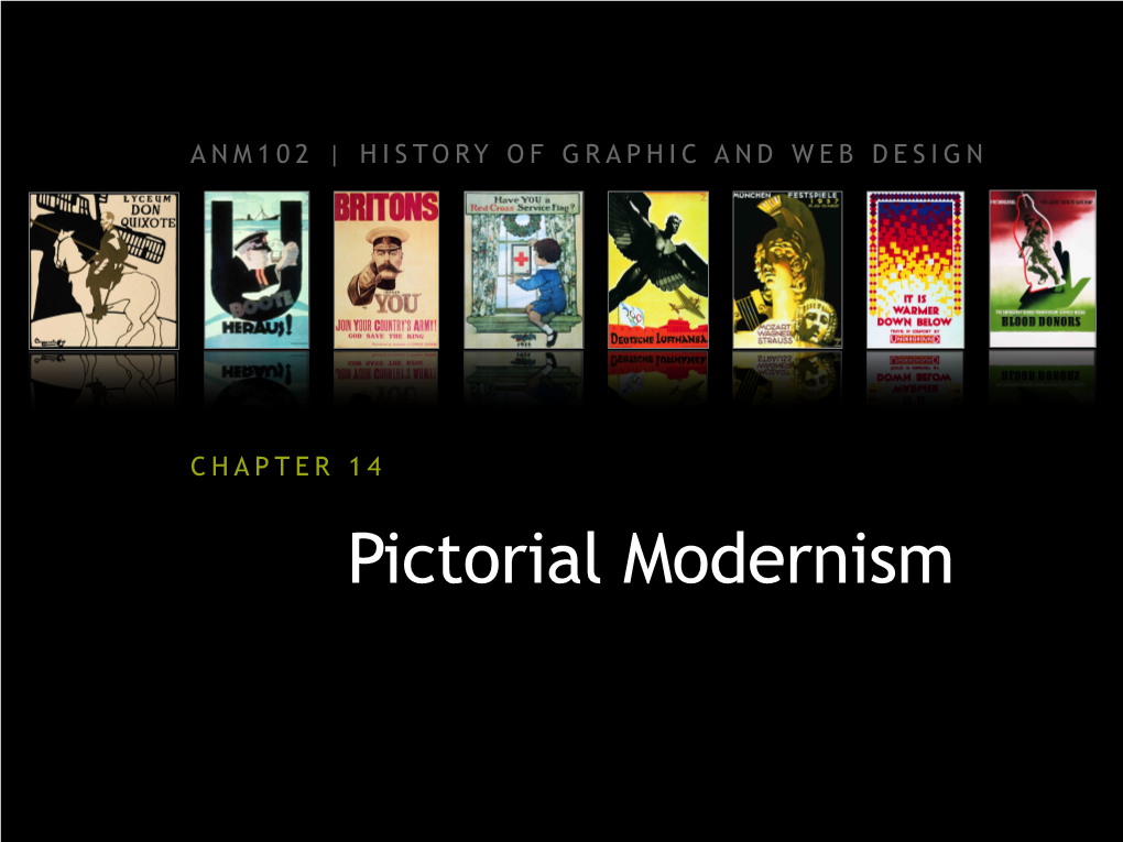 Pictorial Modernism PICTORIAL MONDERNISM