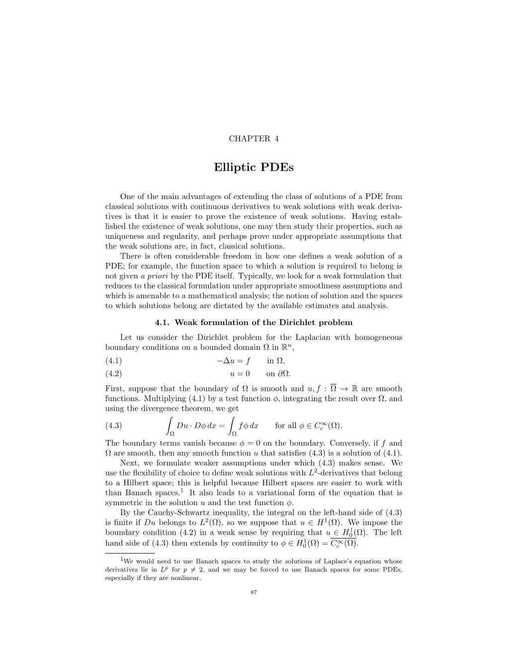 Elliptic Pdes