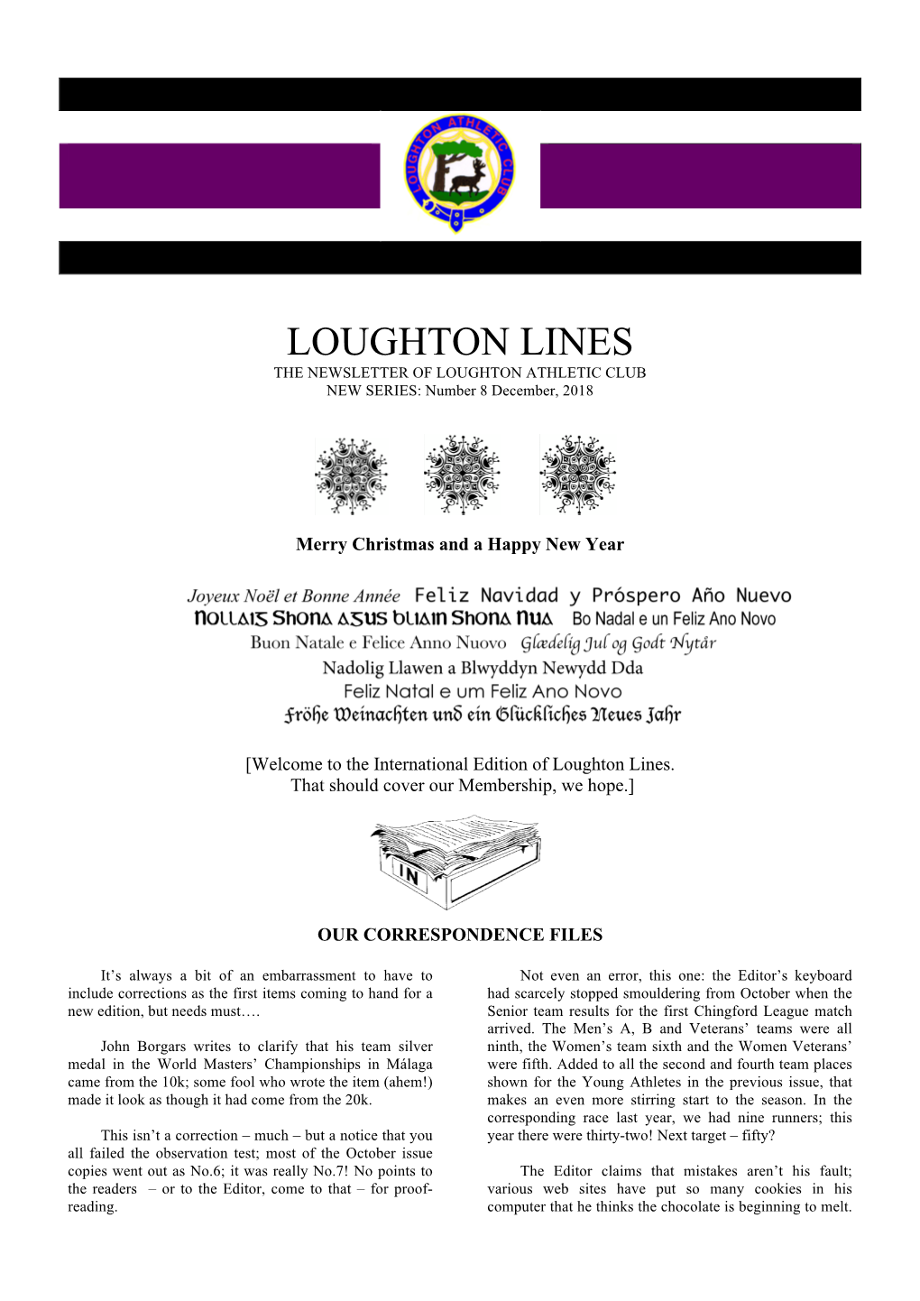 Loughton Lines December 2018