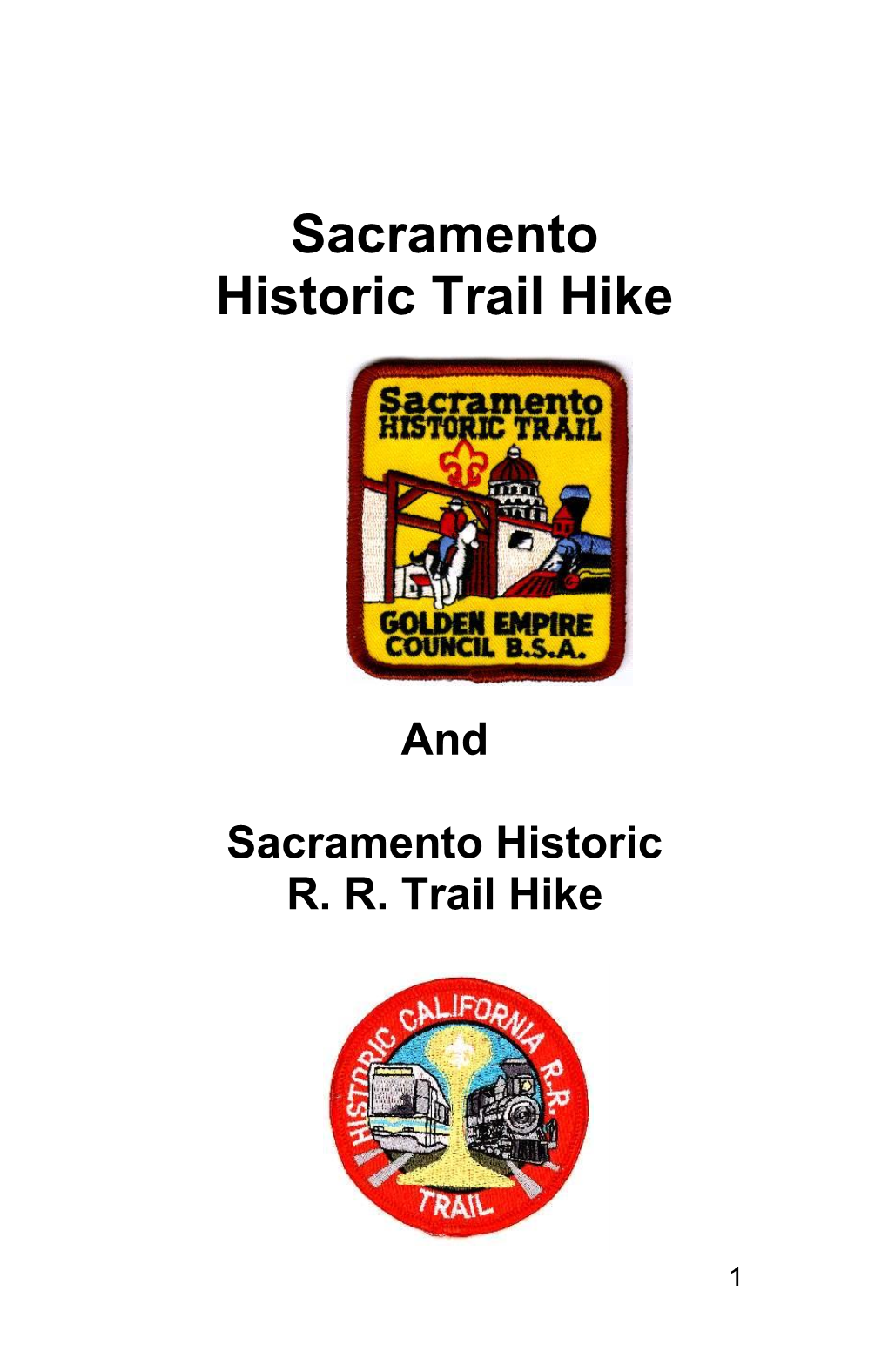 Sacramento Historic Trails