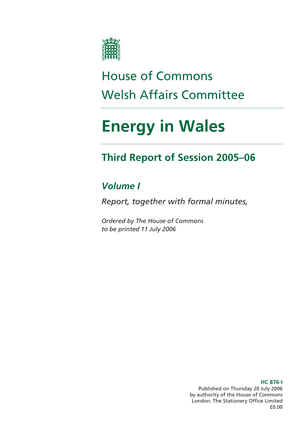 Energy in Wales