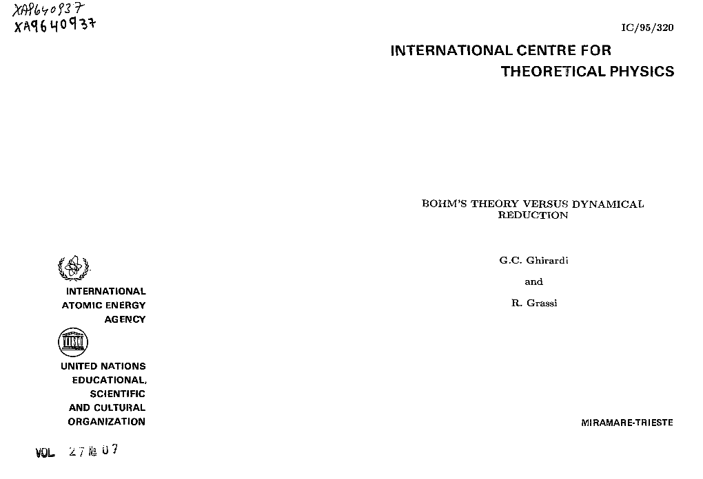 International Centre for Theoretical Physics