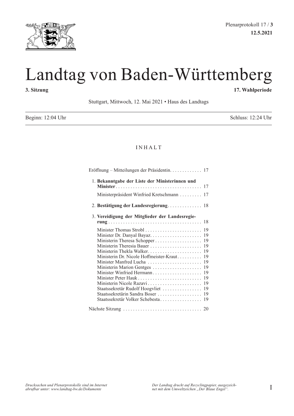 Landtag Von Baden-Württemberg 3