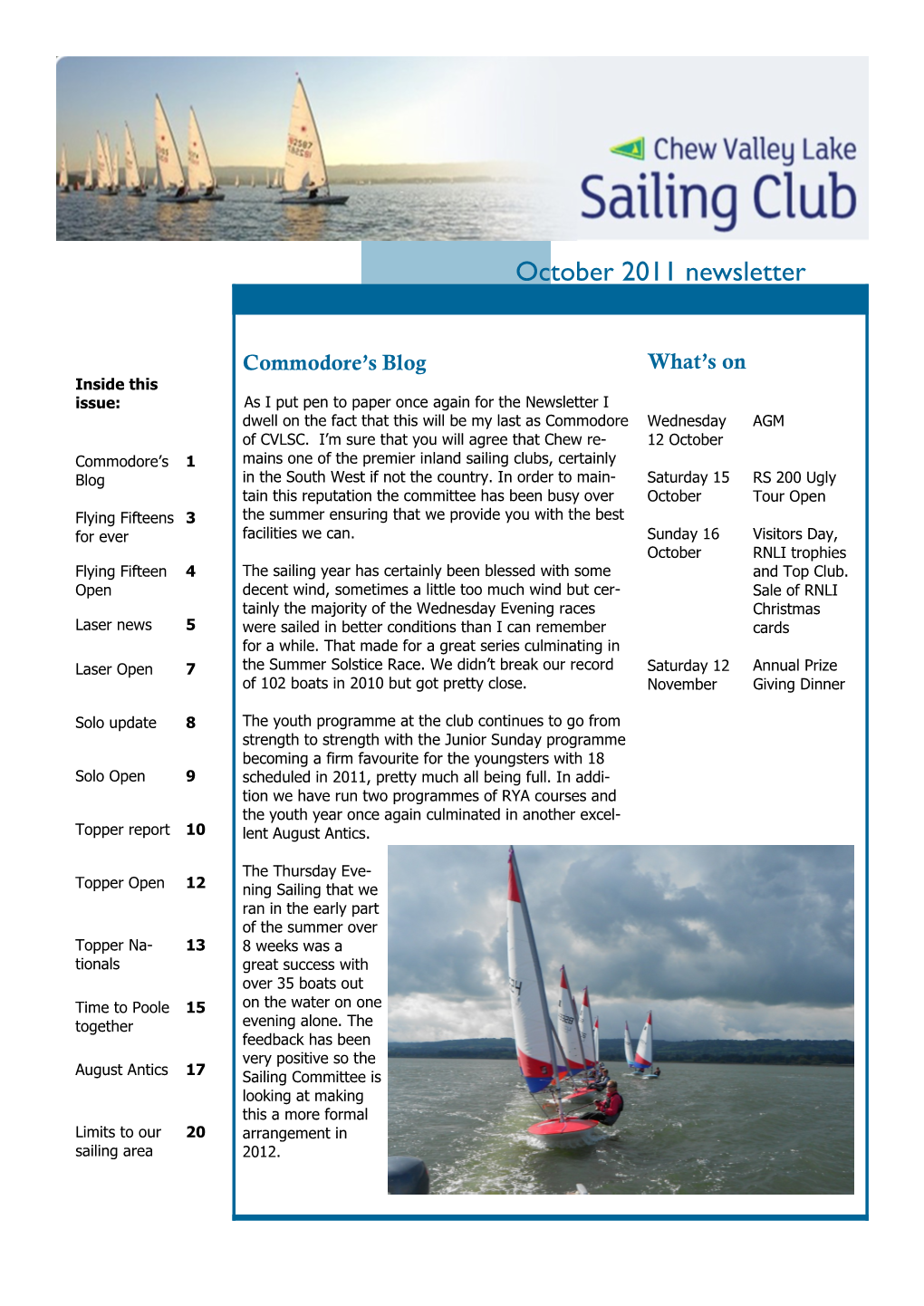 October 2011 Newsletter