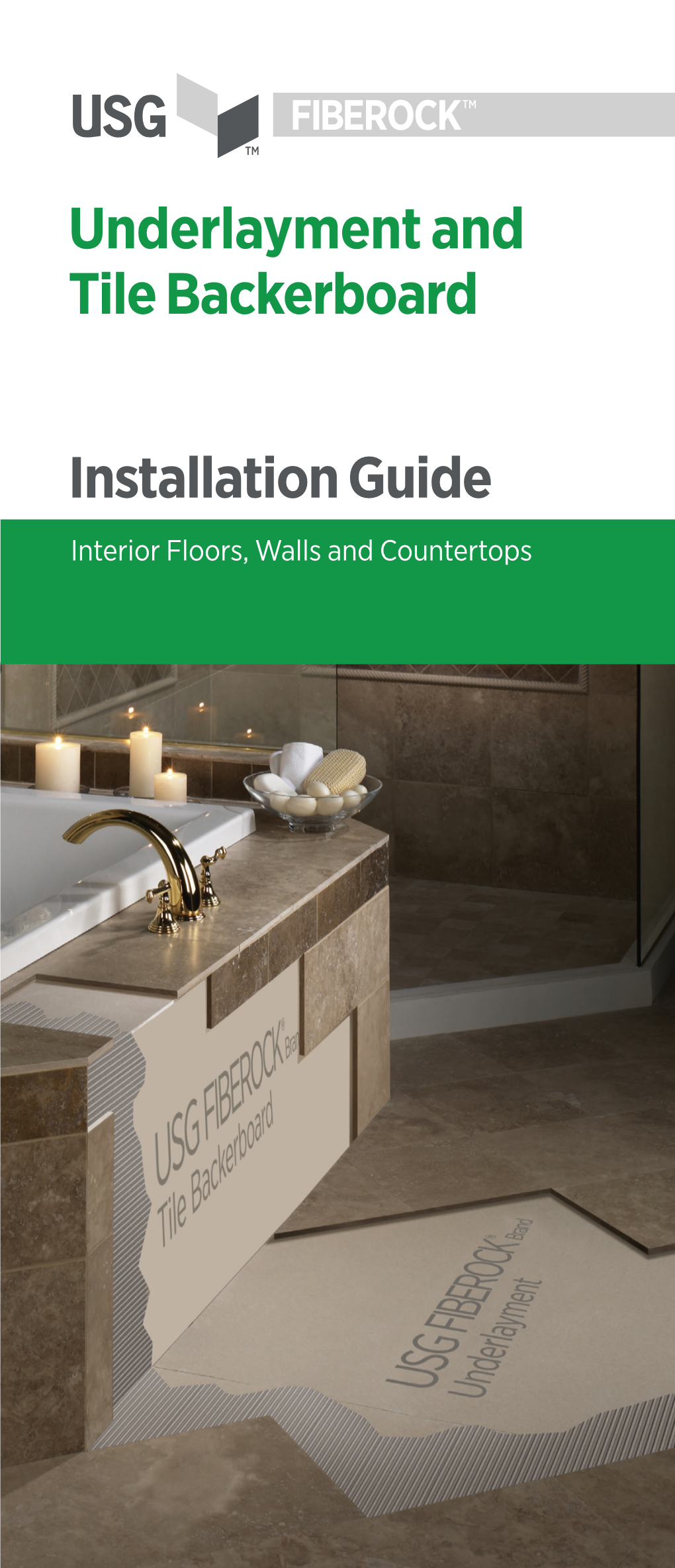 USG Fiberock® Underlayment and Tile Backerboard Installation Guide