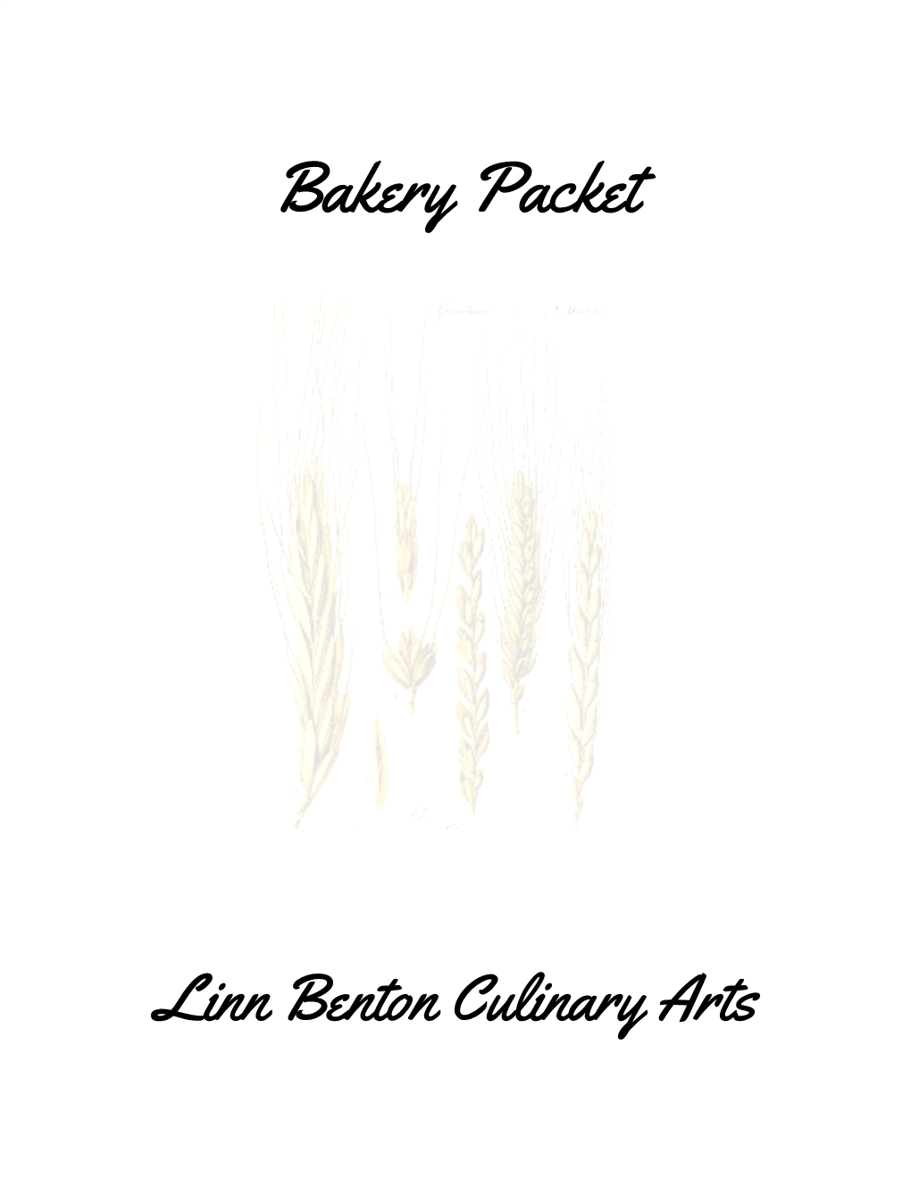 Bakery Packet