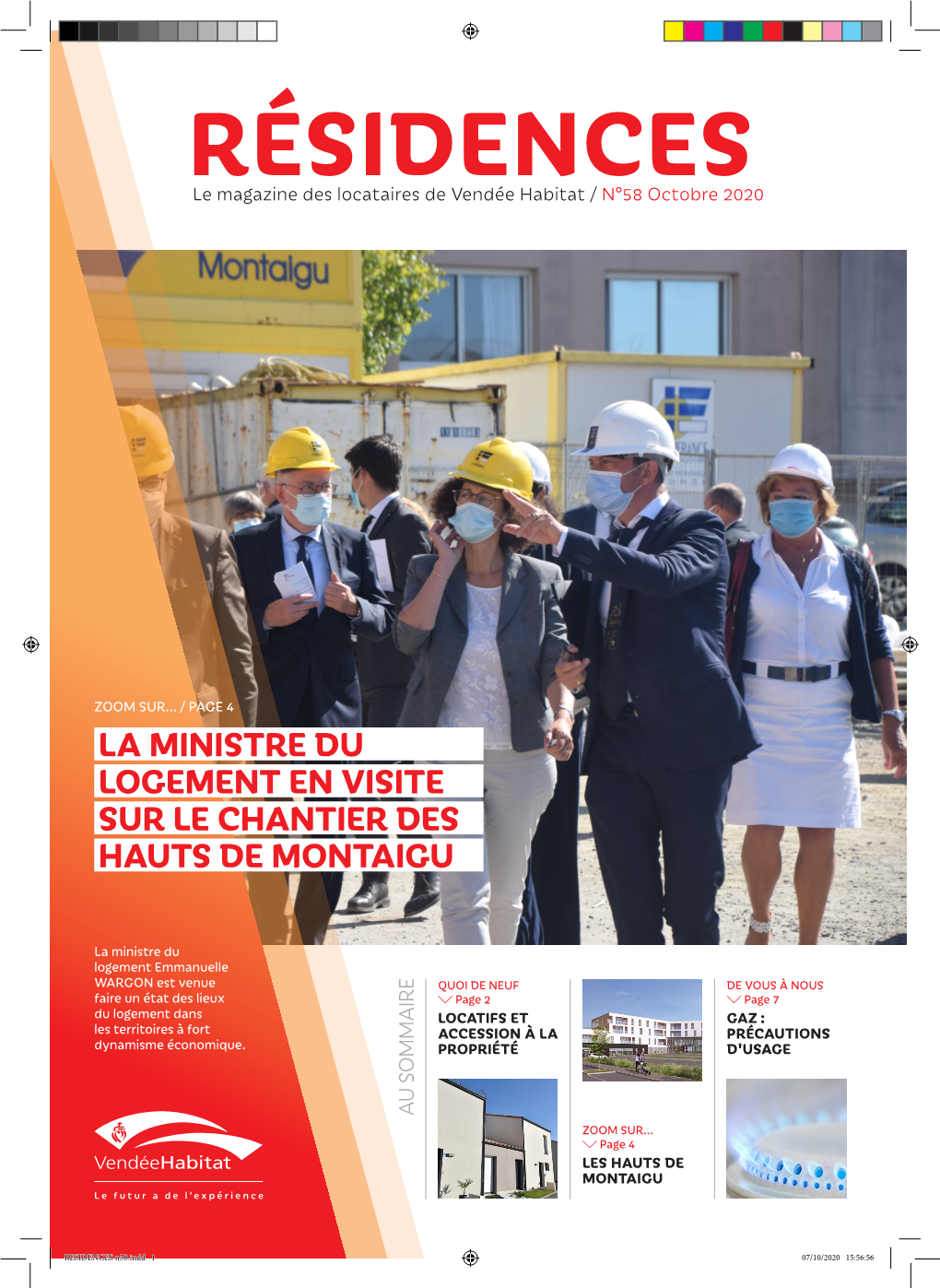 RÉSIDENCES Le Magazine Des Locataires De Vendée Habitat / N°58 Octobre 2020