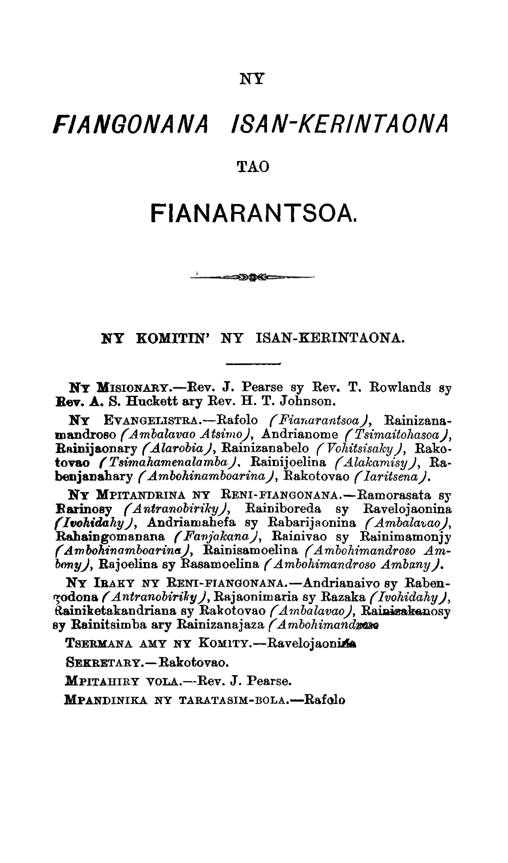 Fianarantsoa