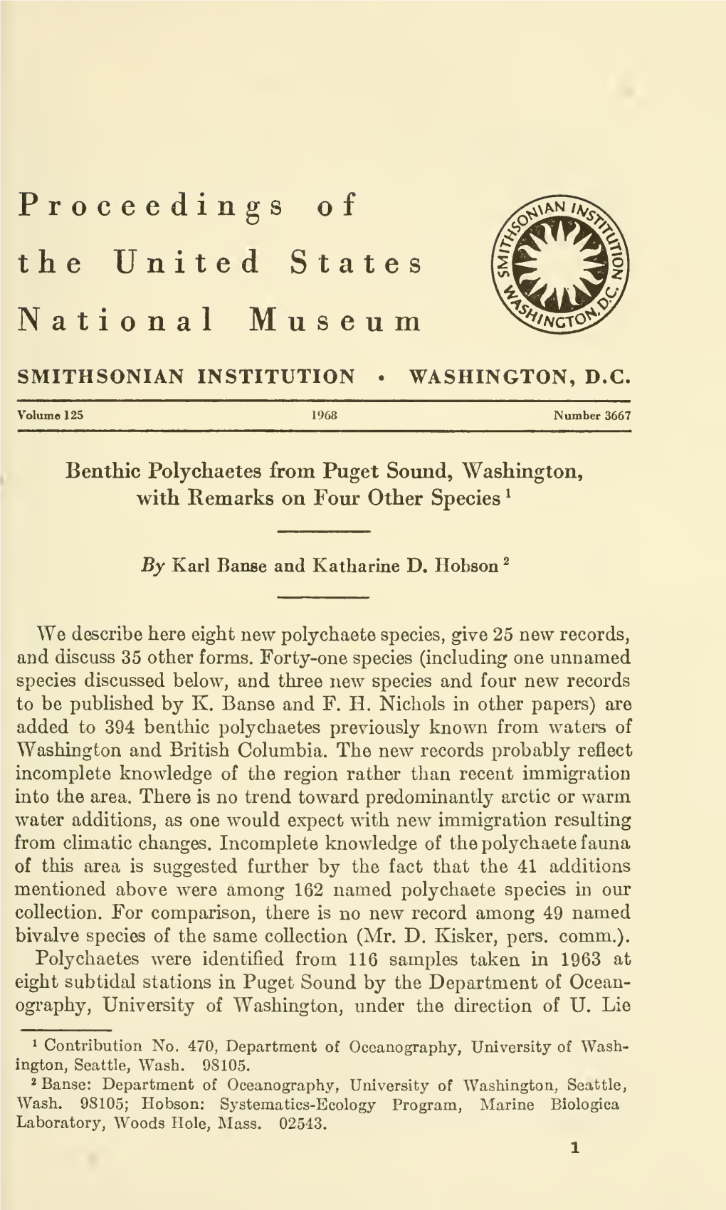 Proceedings of the United States National Museum