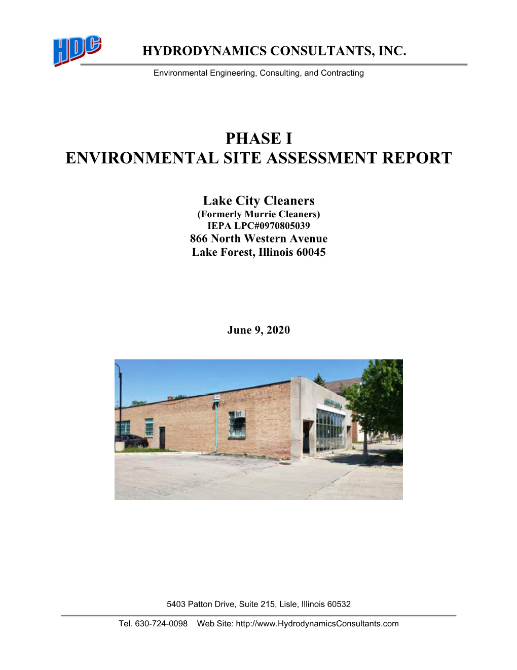 Phase I Environmental Site Assessment Report