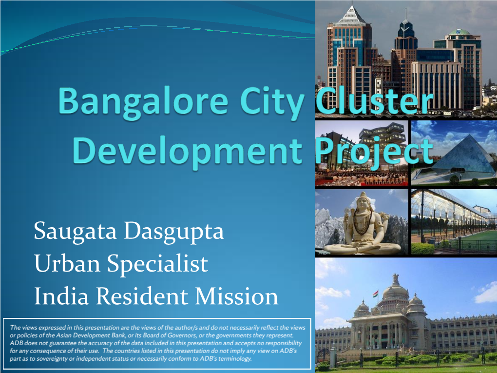 Bangalore City Cluster Development Project