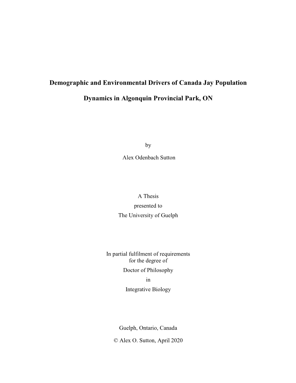 Implications of Climate Change for Food-Caching Species