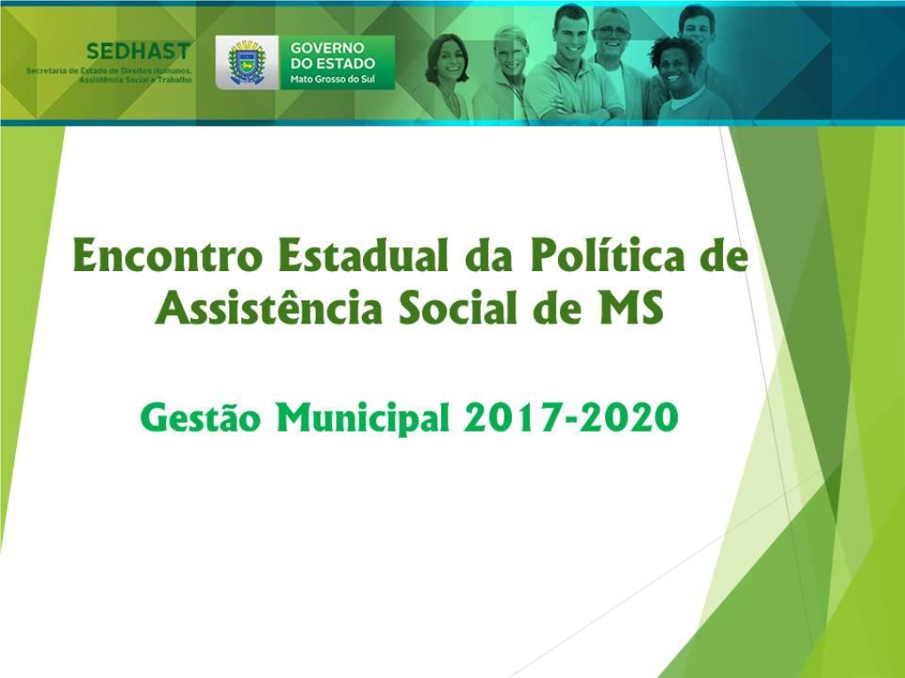 Apresentação Encontro Estadual Gestores Municipais 2017