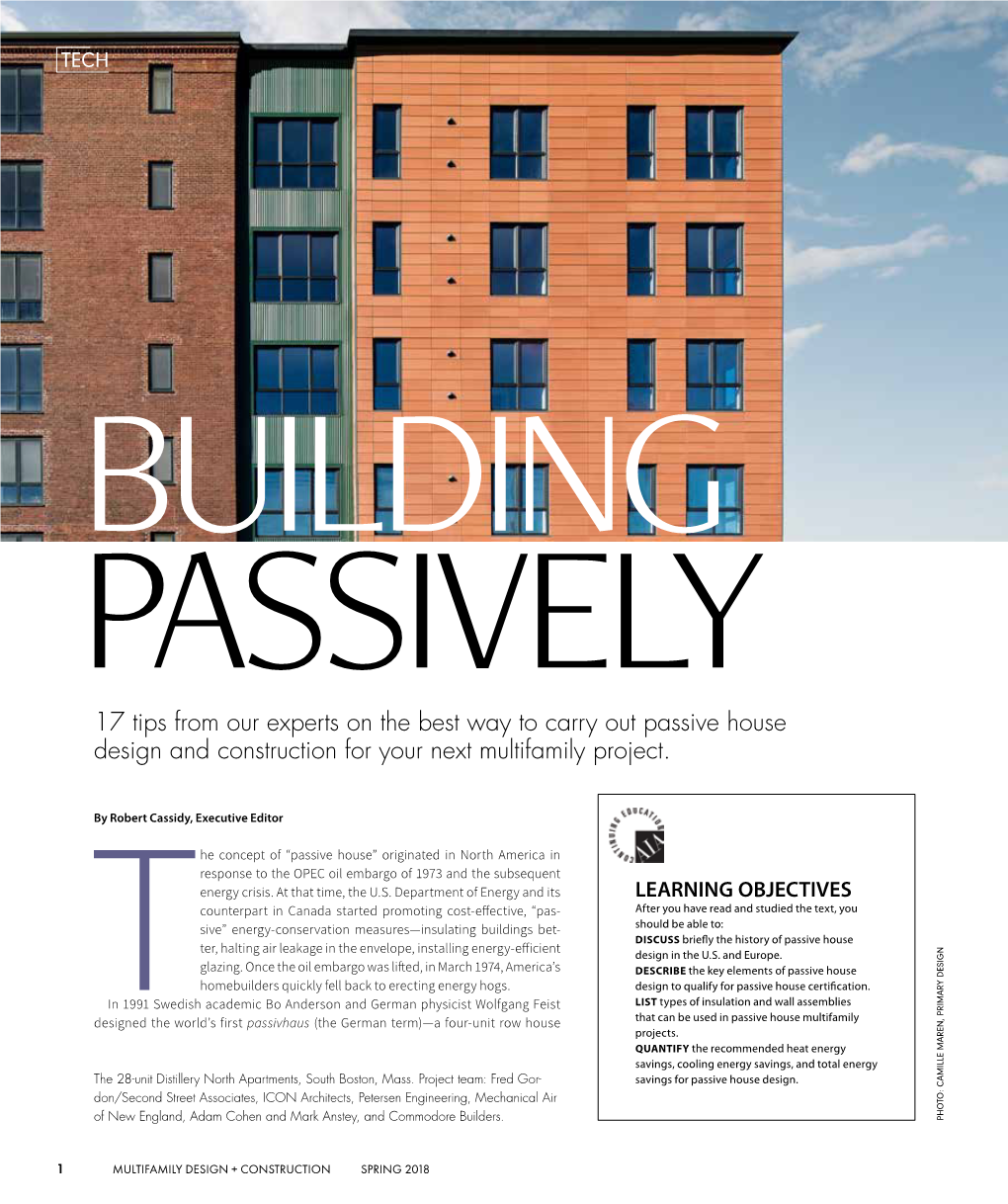 17 Tips from Our Experts on the Best Way to Carry out Passive House Design and Construction for Your Next Multifamily Project