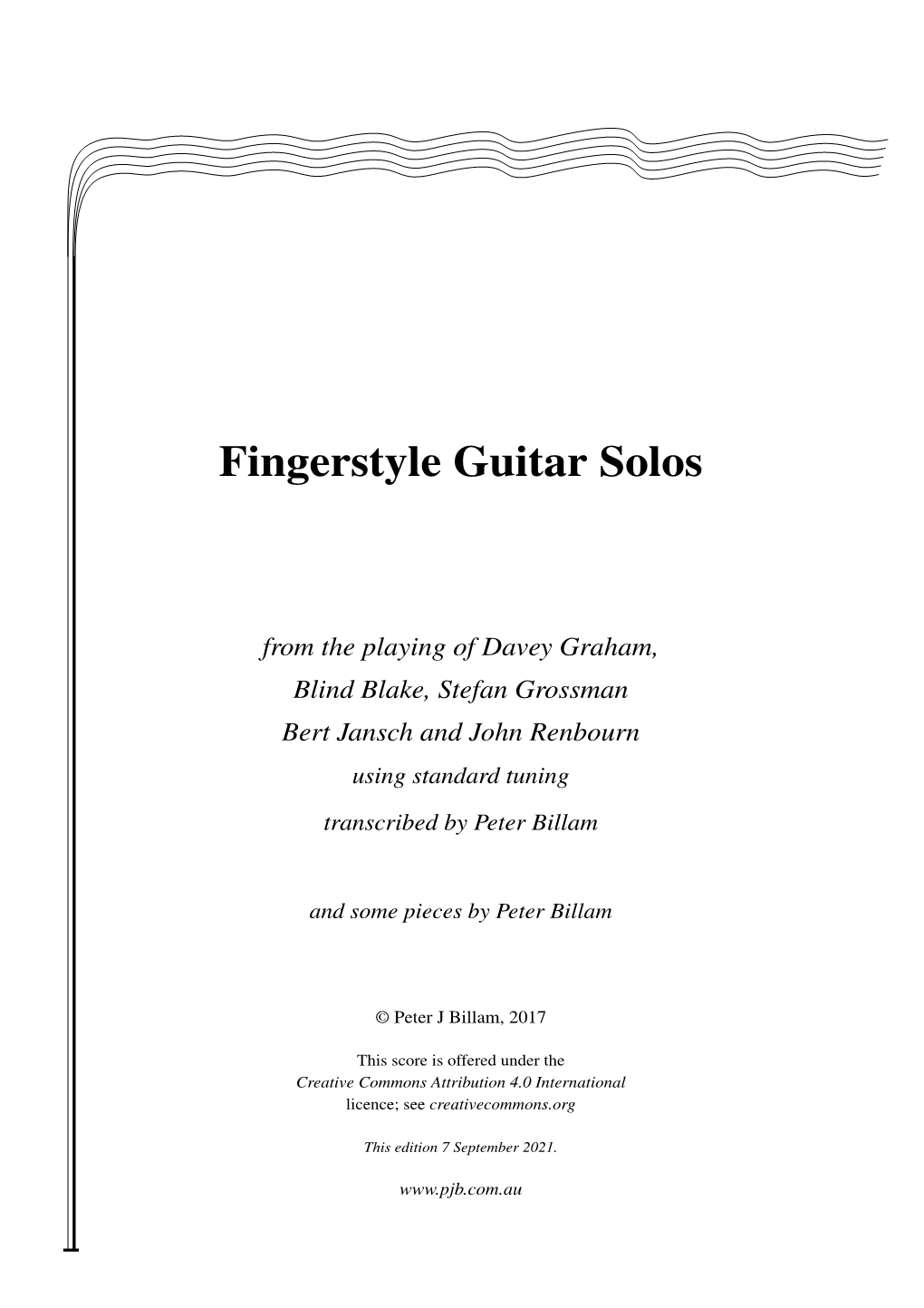 Fingerstyle Guitar Solos