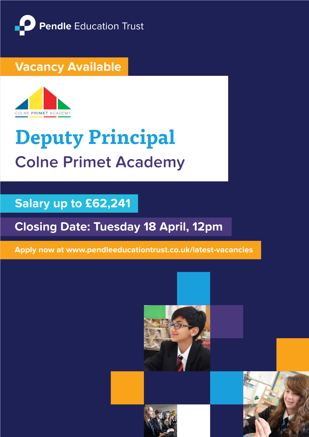 Deputy Principal Colne Primet Academy