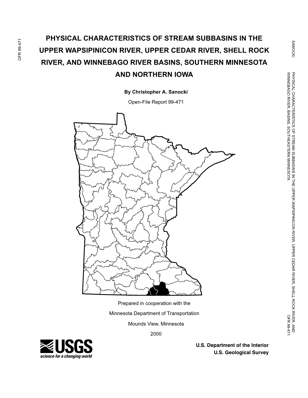 Physical Characteristics of Stream Subbasins in The