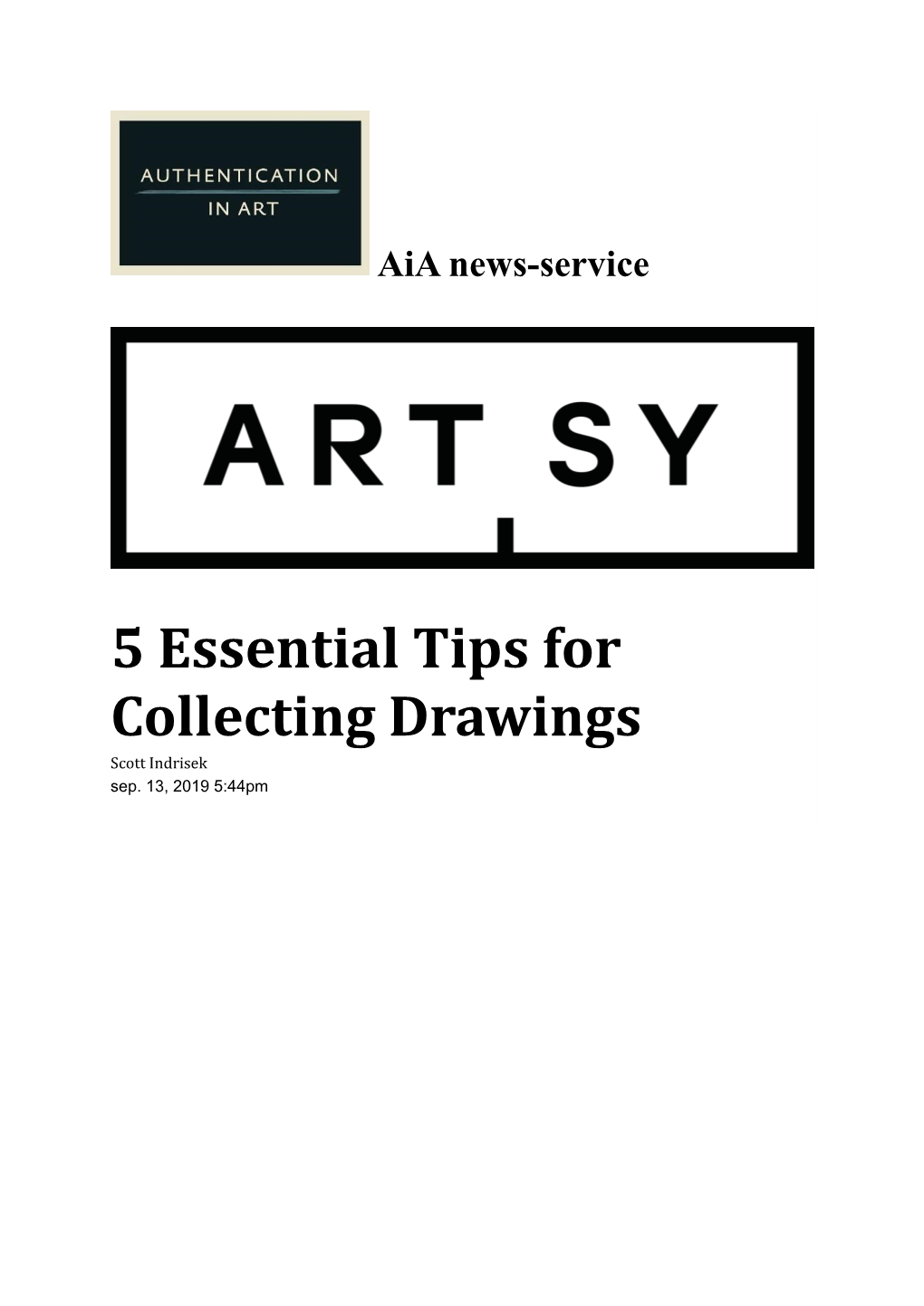 5 Essential Tips for Collecting Drawings Scott Indrisek Sep