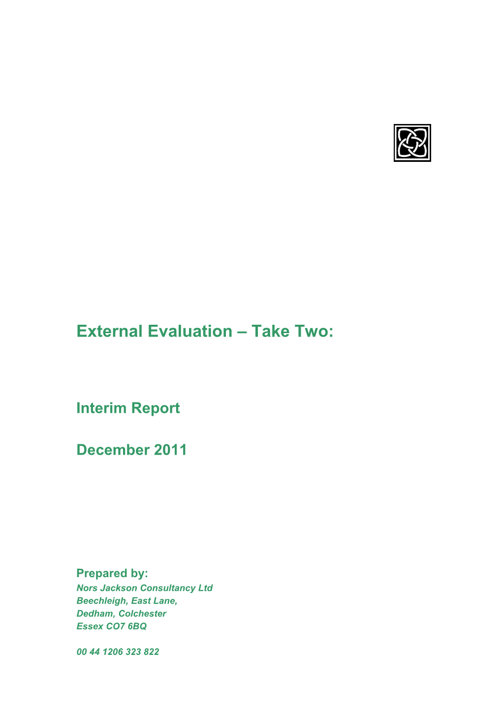 External Evaluation Take Two