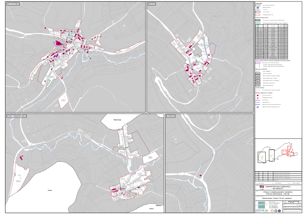 PAP QE Septfontaines, Greisch, Roodt, Leesbach ADMINISTRATION