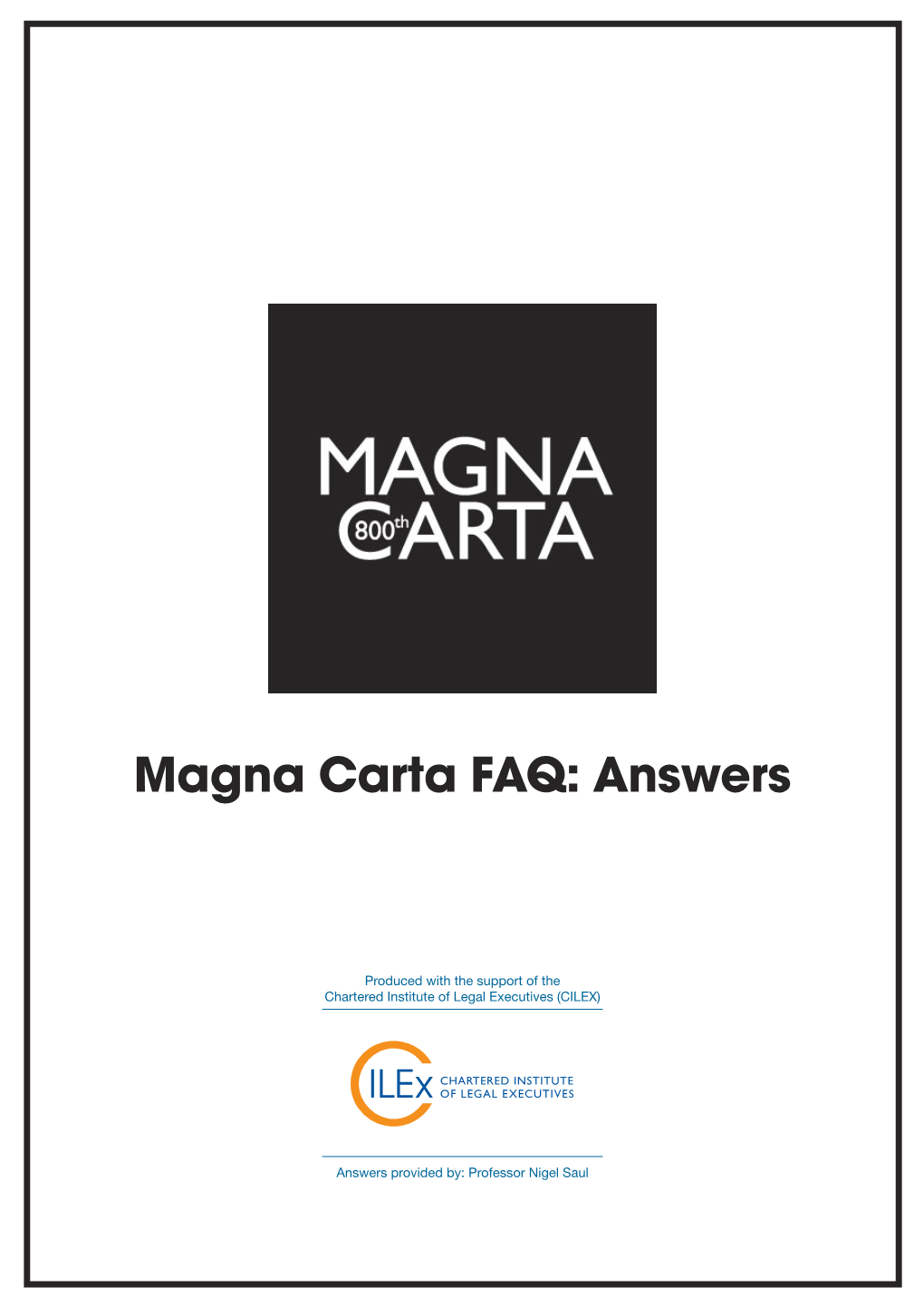 To Download Magna Carta FAQ Answers .PDF