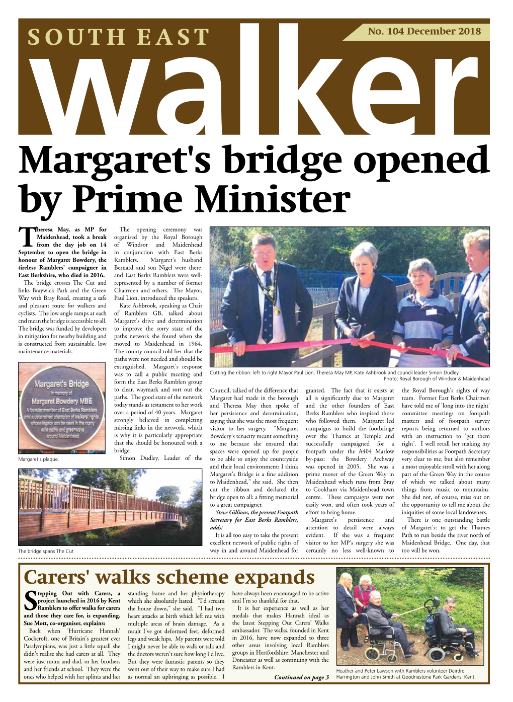 Margaret's Bridge Opened by Prime Minister
