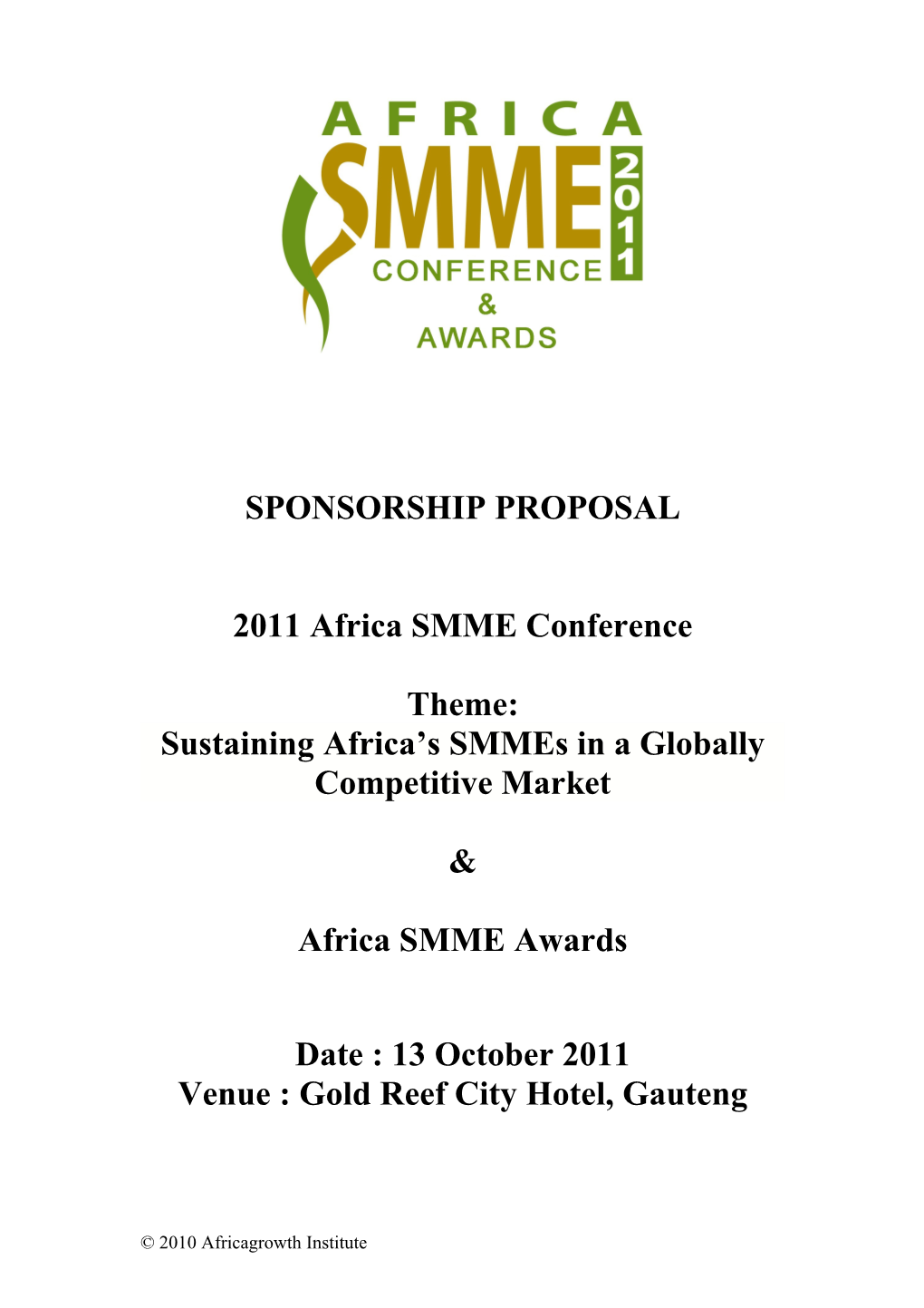 2011 Africa SMME Conference