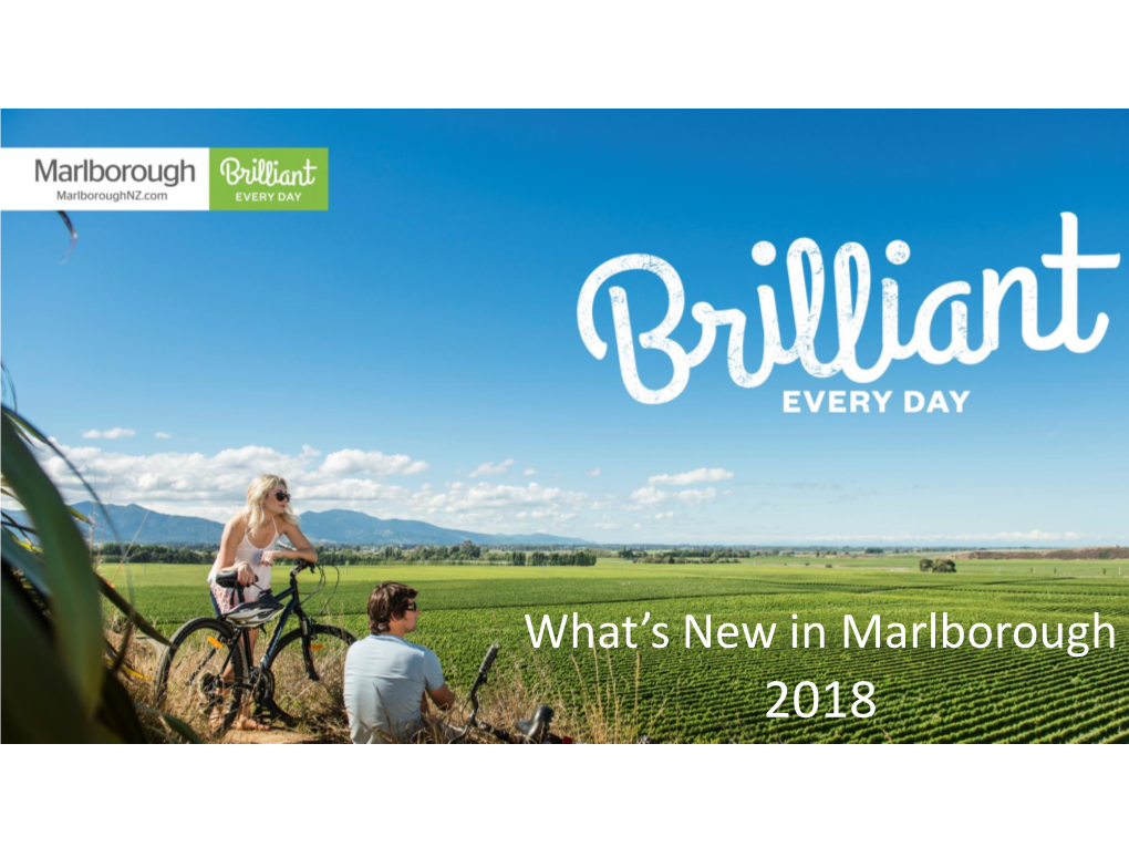 What's New in Marlborough