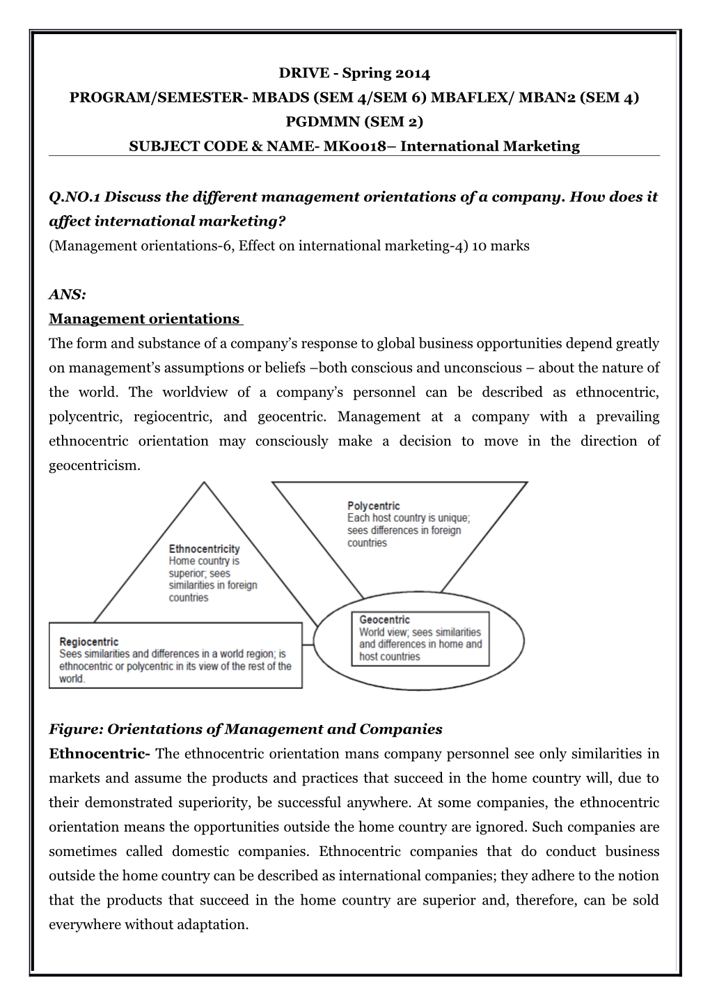 Program/Semester- Mbads (Sem 4/Sem 6) Mbaflex/ Mban2 (Sem 4) Pgdmmn (Sem 2)