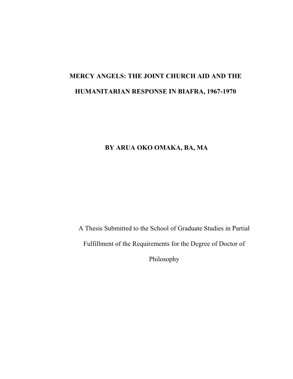 Ph.D Thesis-A. Omaka; Mcmaster University-History