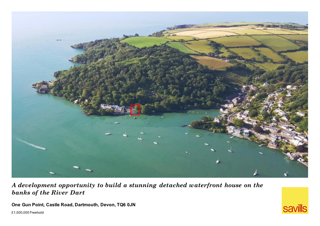 A Development Opportunity to Build a Stunning Detached Waterfront House on the Banks of the River Dart