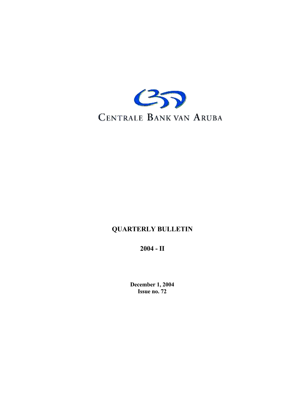 Quarterly Bulletin 2004