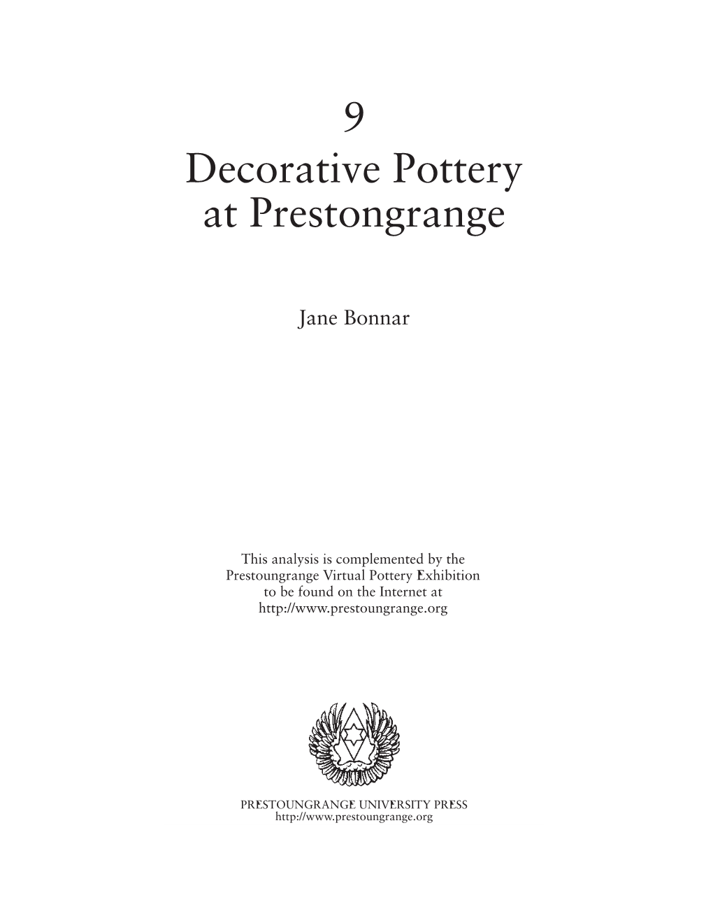 9 Decorative Pottery at Prestongrange