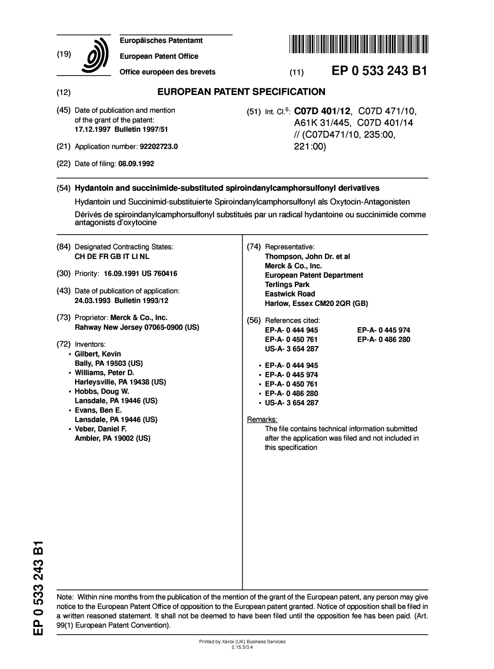 Hydantoin and Succinimide-Substituted