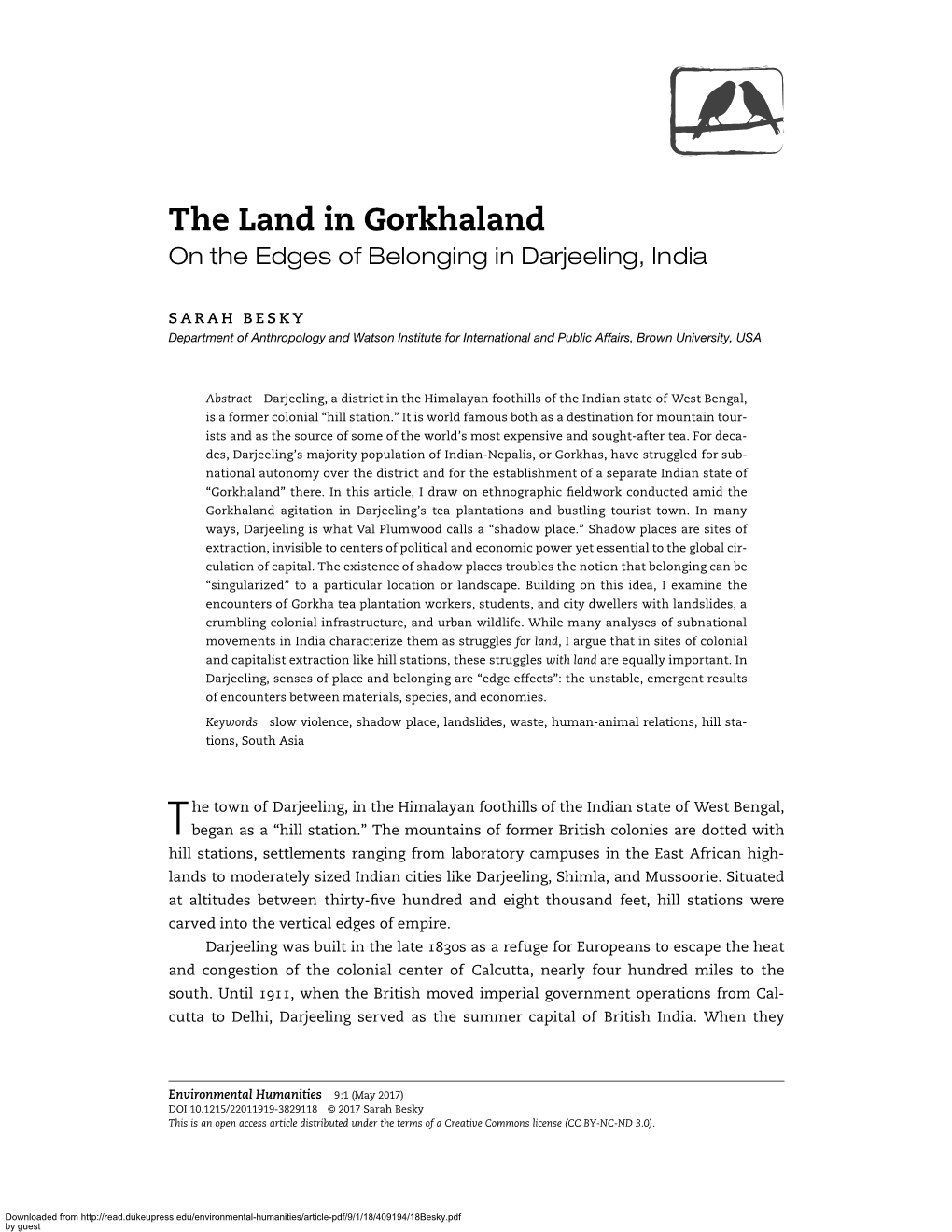 The Land in Gorkhaland on the Edges of Belonging in Darjeeling, India