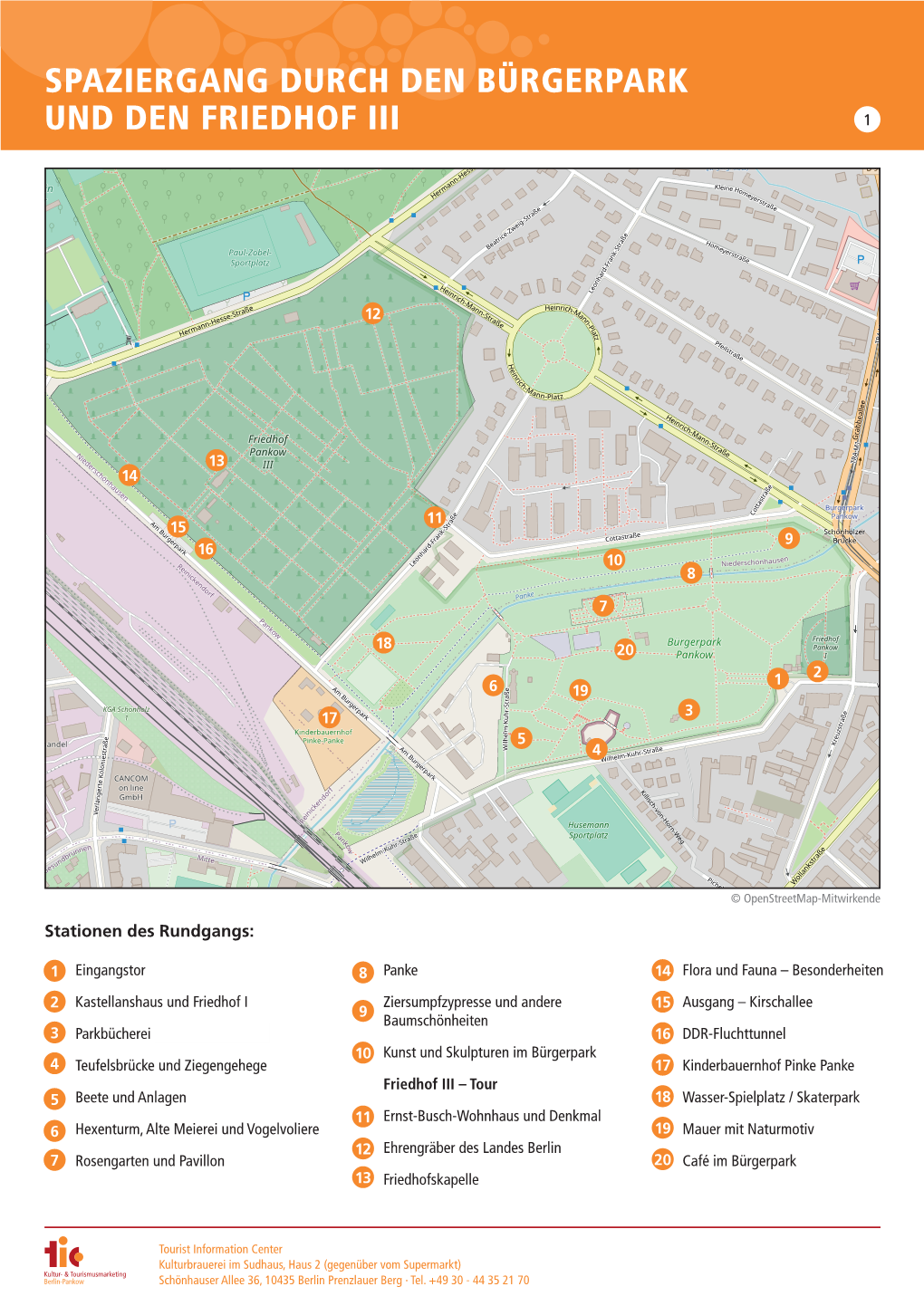 Spaziergang Durch Den Bürgerpark Und Den Friedhof III in Pankow