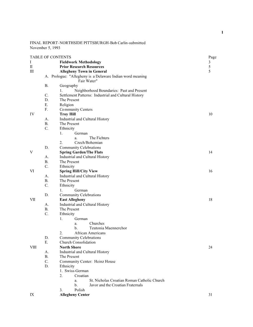 1 FINAL REPORT-NORTHSIDE PITTSBURGH-Bob Carlin