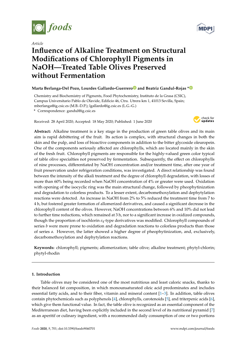 Influence of Alkaline Treatment on Structural Modifications Of