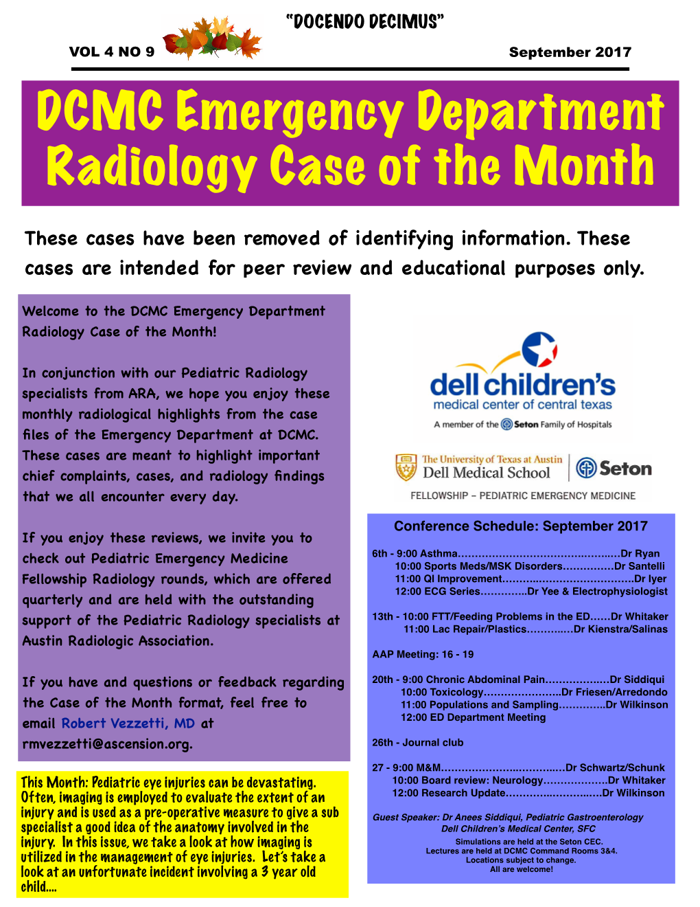 DCMC Emergency Department Radiology Case of the Month