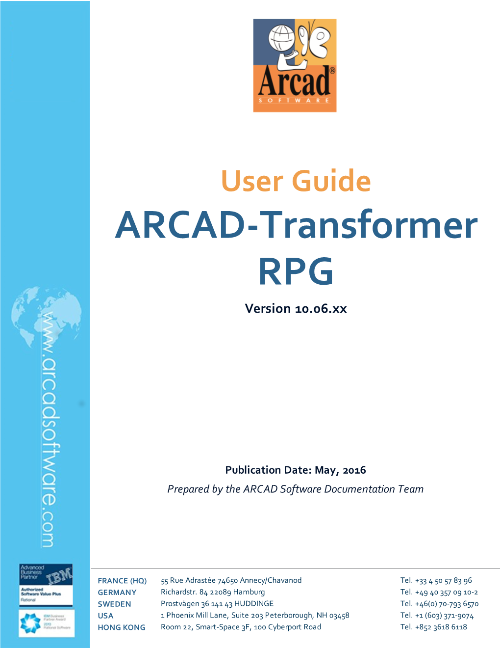 ARCAD-Transformer RPG Version 10.06.Xx