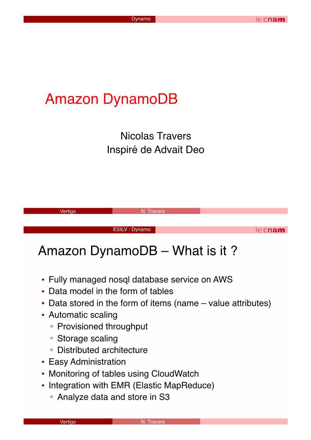 Amazon Dynamodb