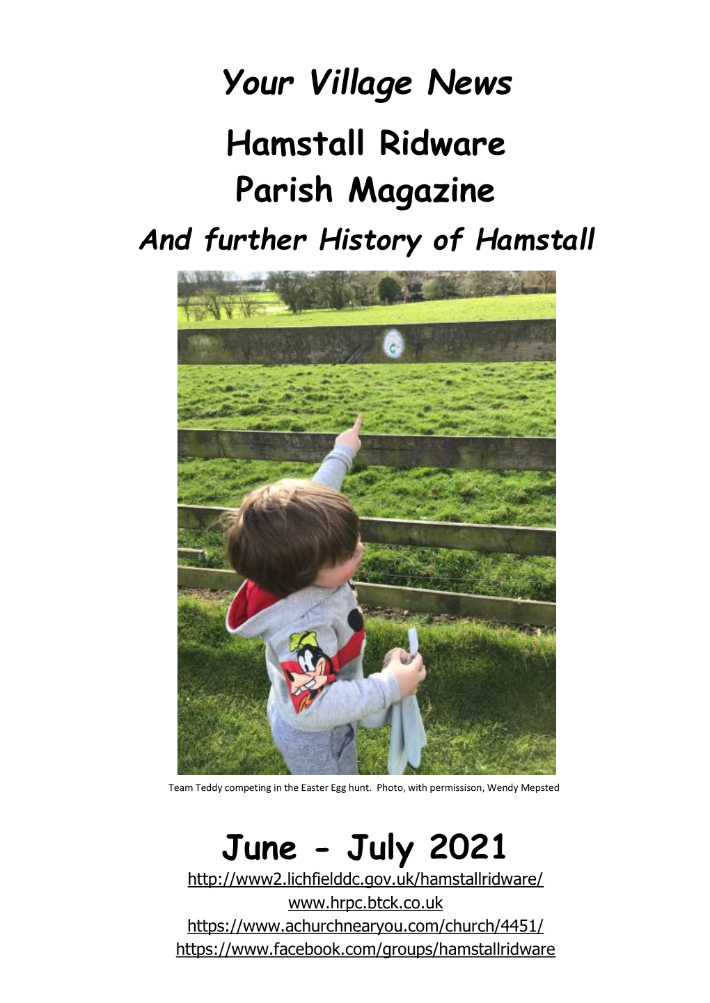 Your Village News Hamstall Ridware Parish Magazine June