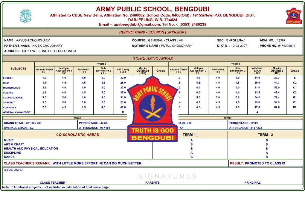 VIII-B-Report-Card.Pdf