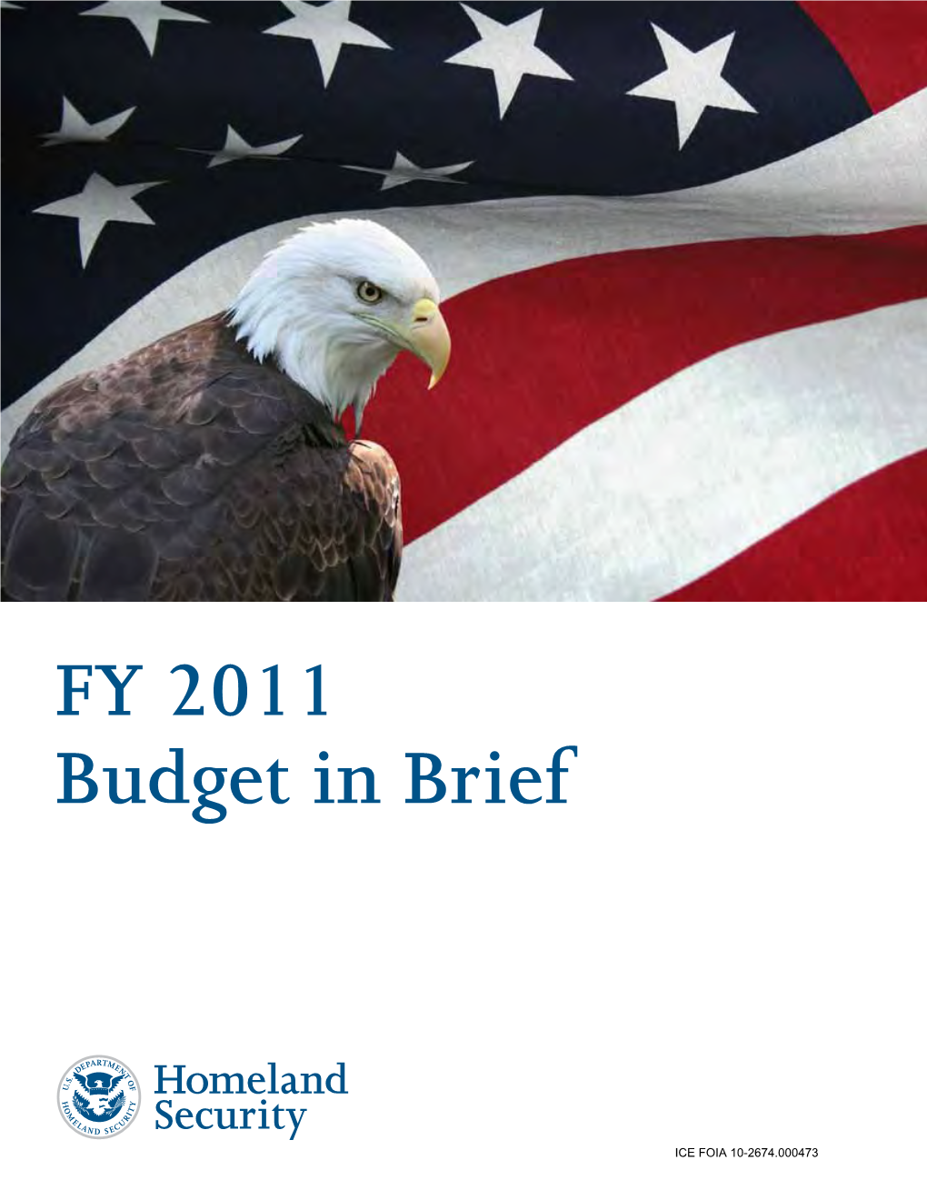 Secure Communities FY 2011 Budget in Brief