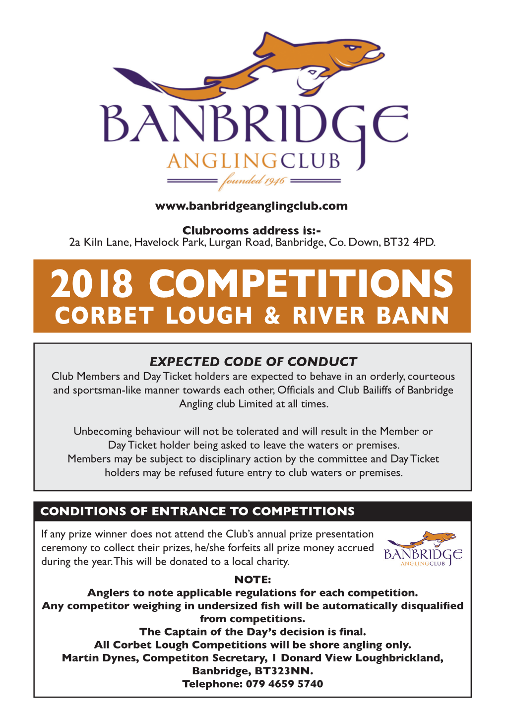 2018 Competitions Corbet Lough & River Bann