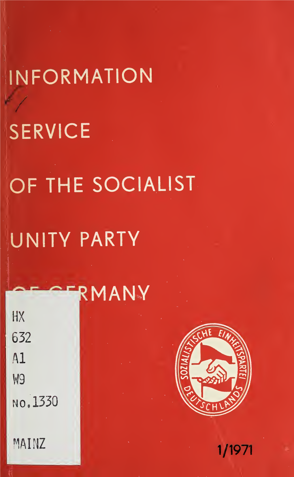 Second Session of the Central Committee of the Socialist Unity Party of Germany