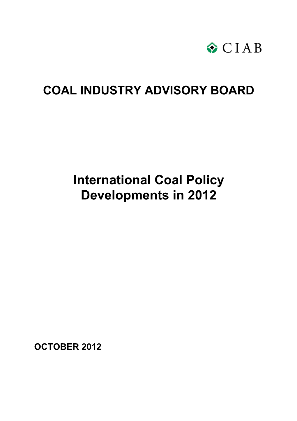CIAB Market & Policy Developments 2005/06