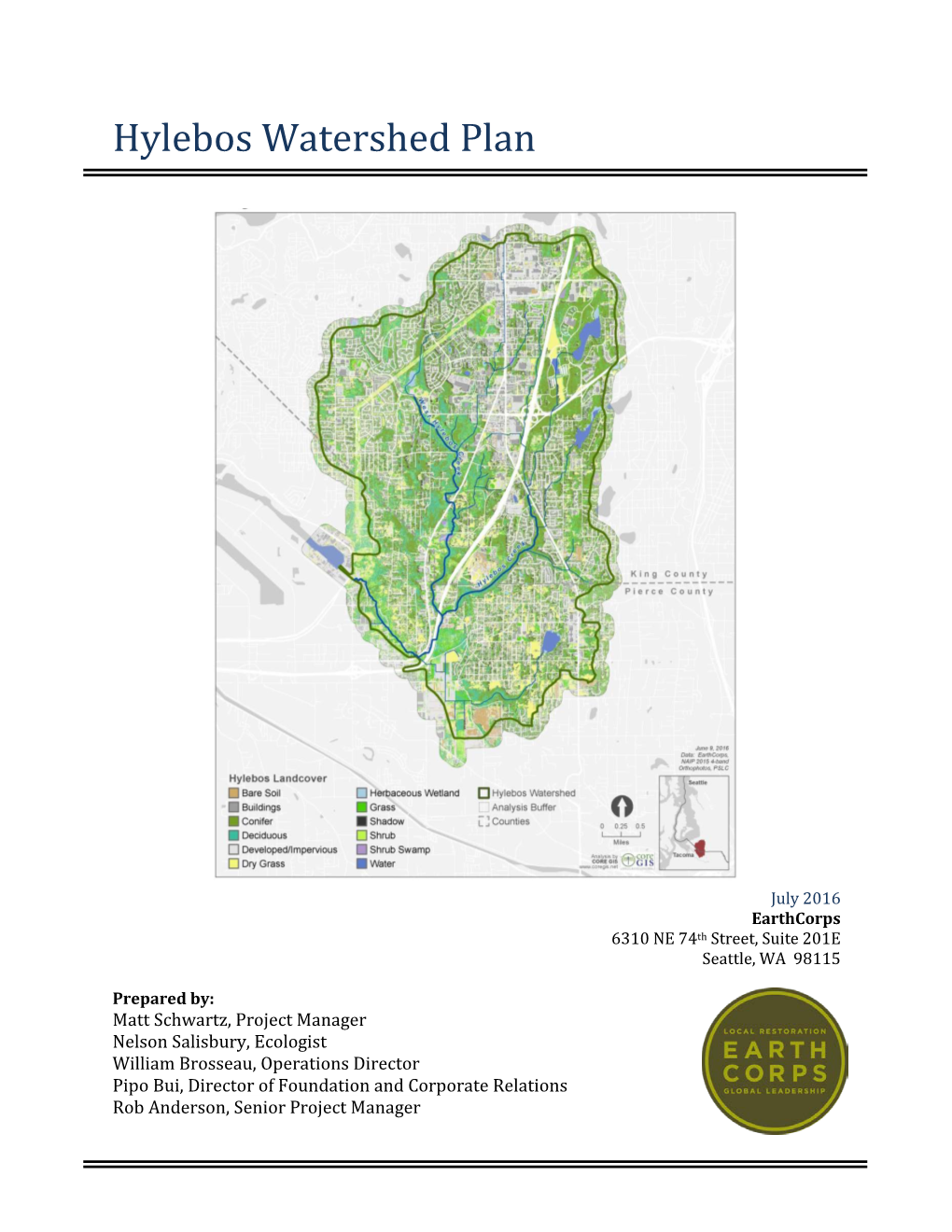 Hylebos Watershed Plan