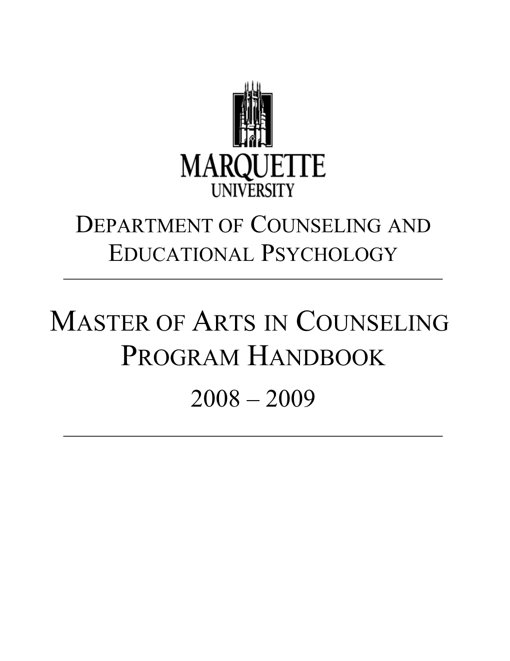 Master of Arts in Counseling s2